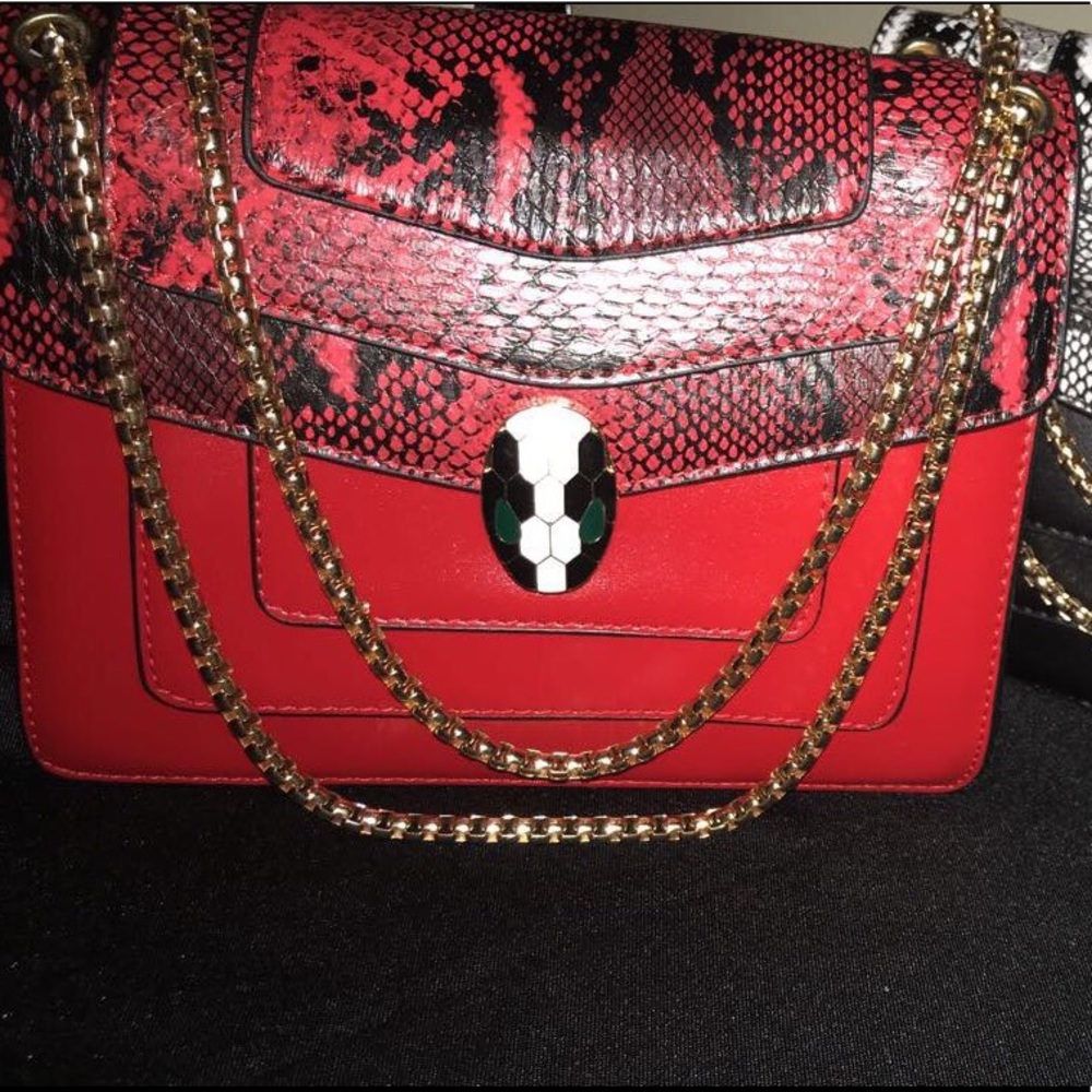 Red Shoulder Purse